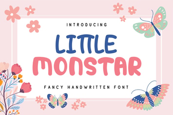 Little Monstar | Fancy Handwritien Font