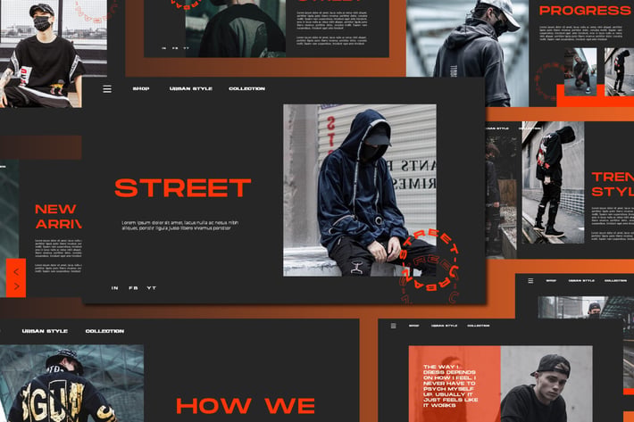 STREET - Urban Style Powerpoint Template V4