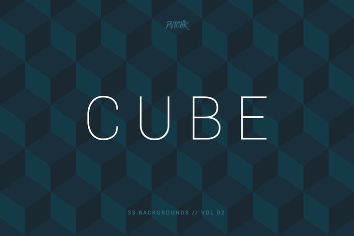 Cube| Seamless Geometric Backgrounds | Vol. 02