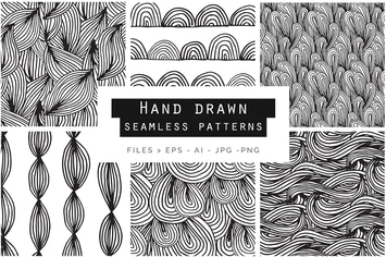 Hand Drawn Doodle Patterns