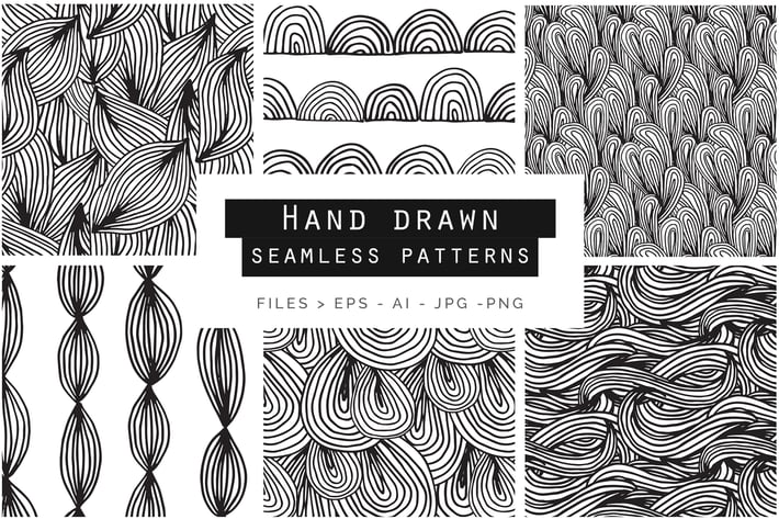 Hand Drawn Doodle Patterns