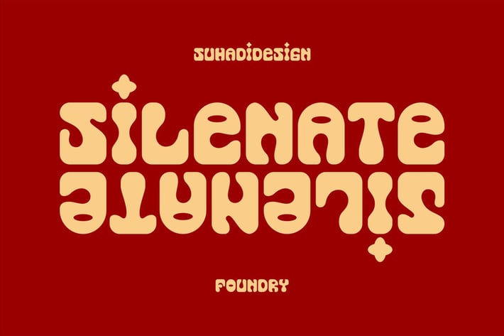 Silenate - Brand Logo Typeface Font
