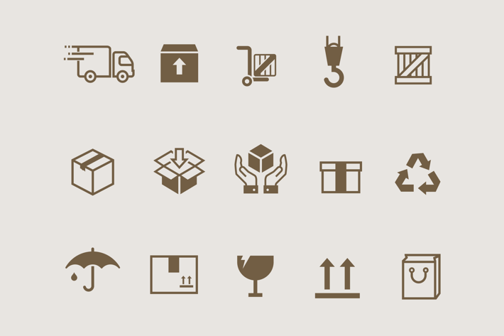 15 Box & Packaging Icons