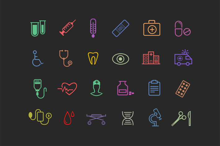 24 Medical Icons