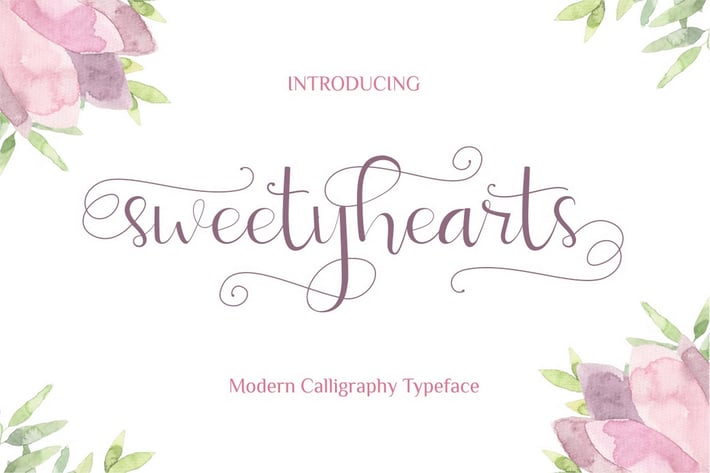 Sweetyhearts - Modern Calligraphy Font