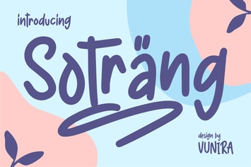 Sotrang | Display Font