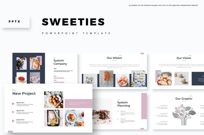 Sweeties - Powerpoint Template