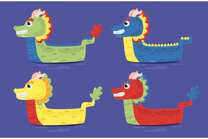 Dragon Boat Illustration