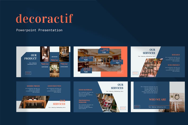 Decoractif - Furniture Powerpoint Presentation
