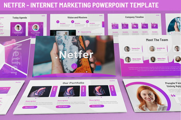 Netfer - Internet Marketing Powerpoint Template