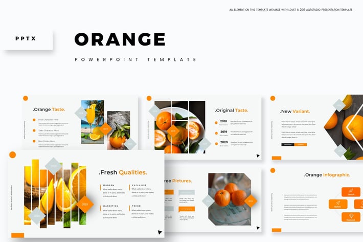 Orange - Powerpoint Template