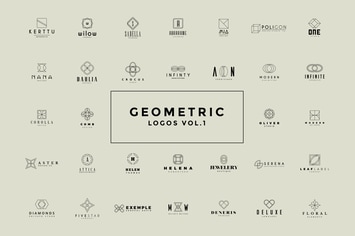 50 Geometric Logos Vol.1