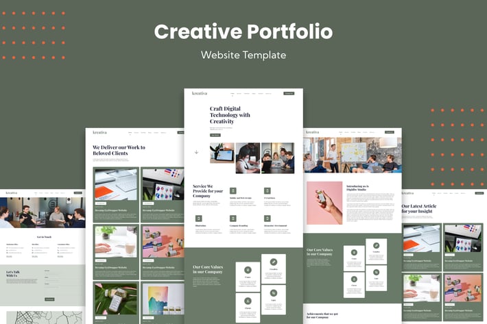 Creative Portfolio Website Template