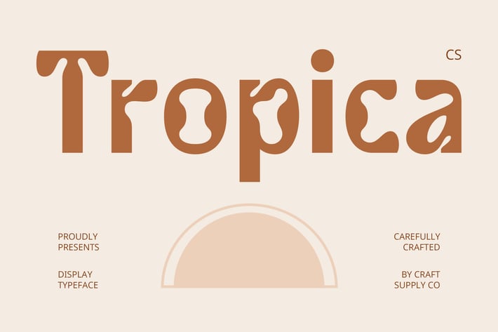 Tropica – Psychedelic Font