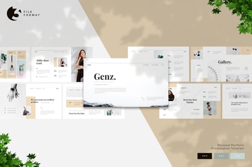 Genz - Personal Portfolio Presentation Template