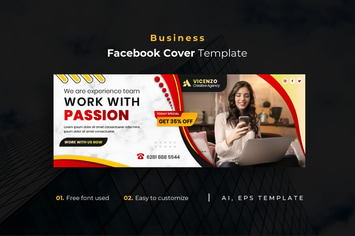Business r17 Facebook Cover Template