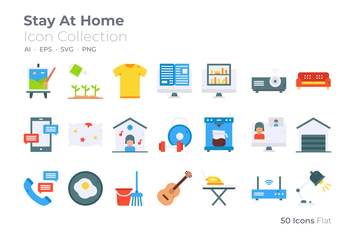 Stay At Home Color Icon