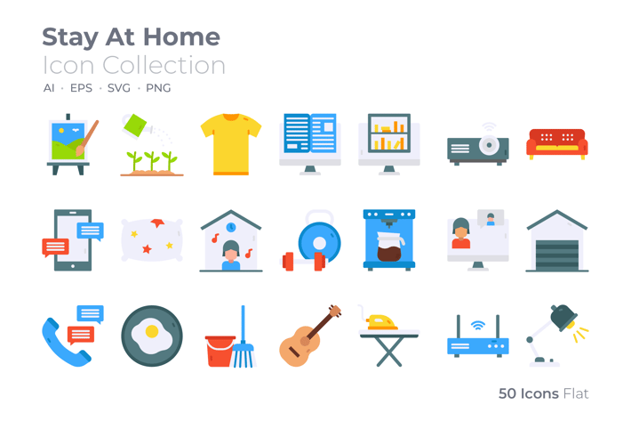 Stay At Home Color Icon