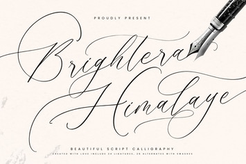 Brightera Himalaye Script Calligraphy