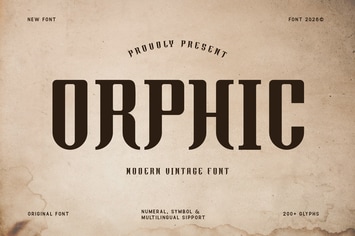Orphic - Modern Vintage Font