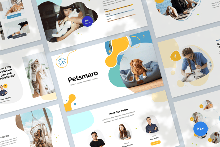 Pet Care & Veterinary Keynote Template