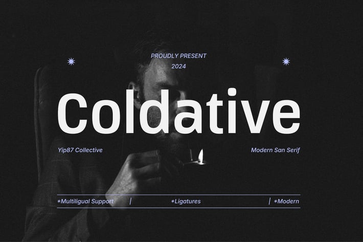Coldative - Minimal Condensed Sans - Tall Font