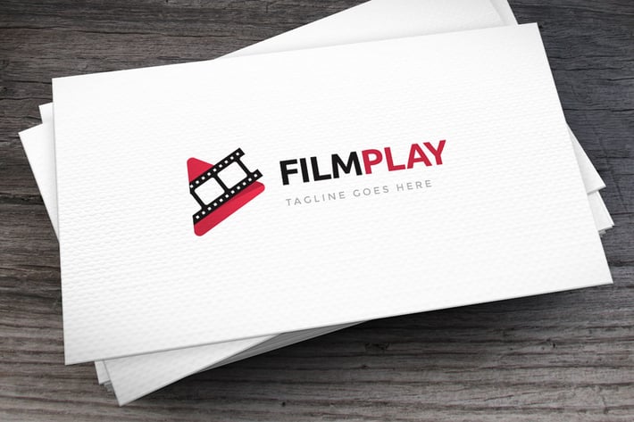 Film Play Logo Template