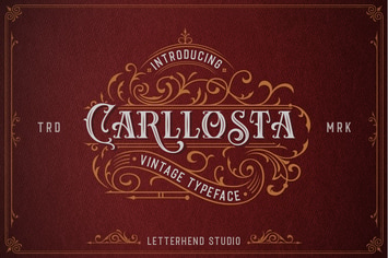 Carllosta - Layered Font (+EXTRAS)