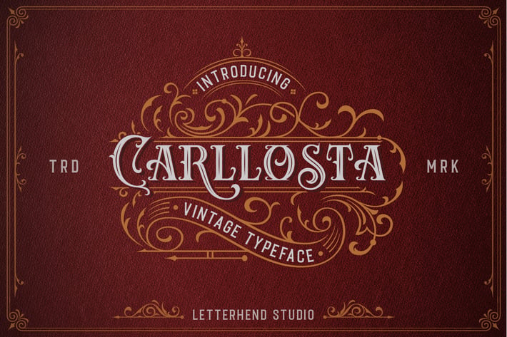 Carllosta - Layered Font (+EXTRAS)