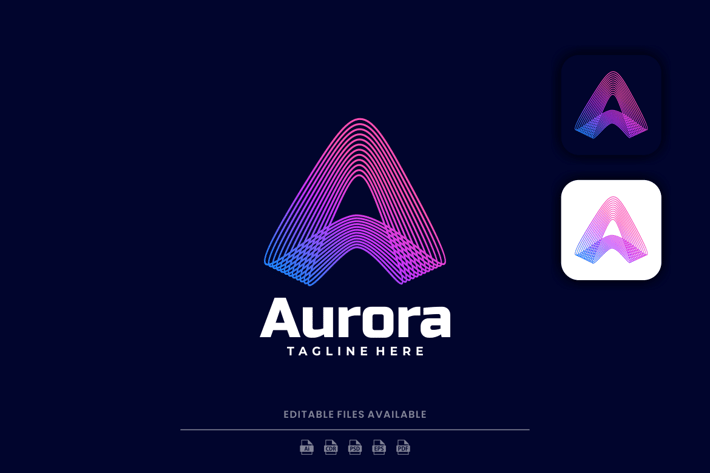 Letter Gradient Logo