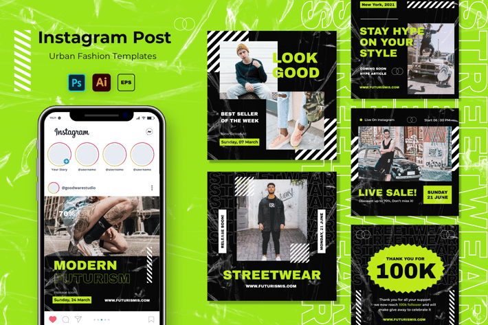Urban Fashion Instagram Post | Co