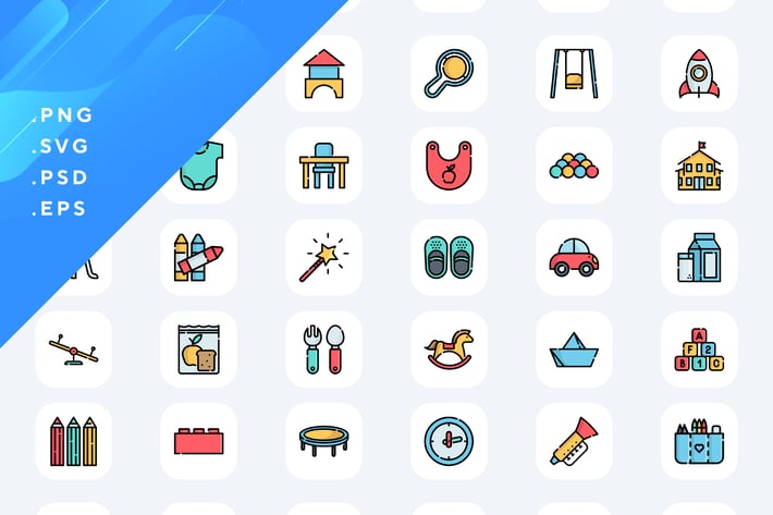 Kindergarten Icons