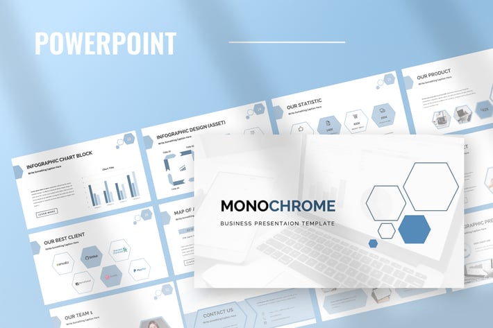 Monochrome - Powerpoint Presentation