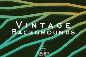 50 Vintage Backgrounds
