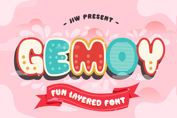 GEMOY - Fun Layered Font