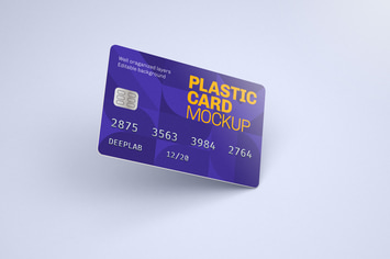 Plastic Card Mockup | Credit Card
