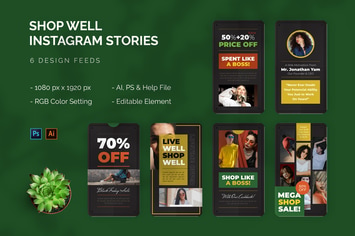 Shop Well - Instagram Story