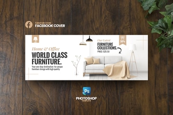 Best Furniture Facebook Cover Template