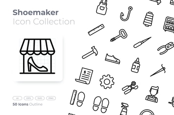 Shoemaker Outline Icon