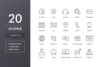 Contact Icons