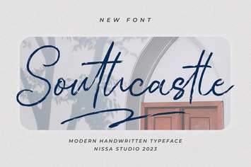 Southcastle - Brush Font