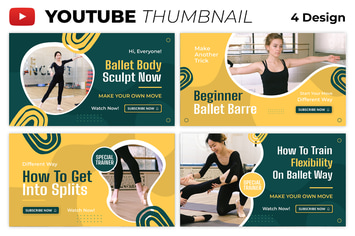 Ballet Dancer Youtube Thumbnail Template