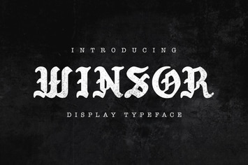Winsor Typeface