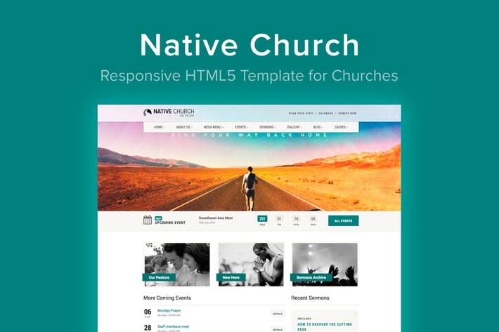 Native Church - HTML5 Template for Churches