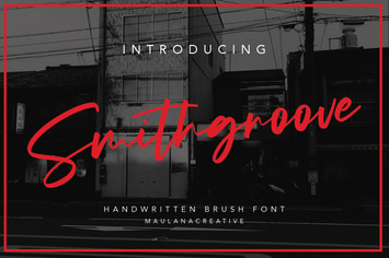 Smithgroove Handwritten Brush Font