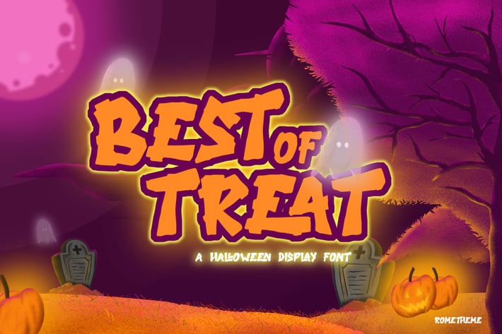 Best of Treat - Halloween Font