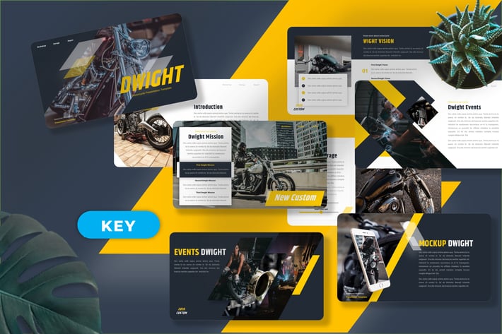 Dwight - Motorcycle Keynote Templates