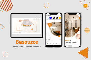Basource - Keynote & Instagram Template