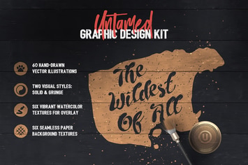 Untamed Graphic Design Kit