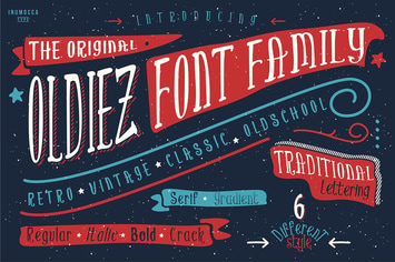 Oldiez Family Font